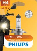 PHILIPS LAMPARAS 12342PRBW - H4 VISION MOTO 12V60/55W P43T-38