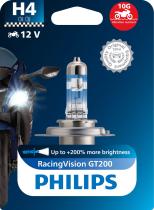 PHILIPS LAMPARAS 12342RGTBW - H4 RACINGVISION MOTO 12V60/55W P43T-38