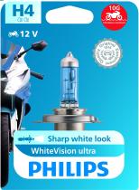 PHILIPS LAMPARAS 12342WVUBW - H4 WHITEVISION ULTRA MOTO 12V60/55W P43T-38