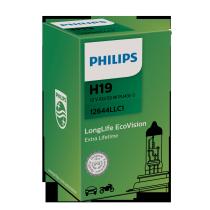 PHILIPS LAMPARAS 12644LLC1 - H19 LONGLIFE ECOVISION 12V60/55W PU43T-3