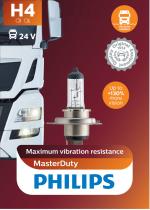 PHILIPS LAMPARAS 13342MDB1 - H4 MASTERDUTY 24V75/70W P43T-38