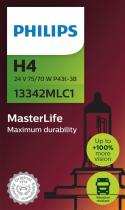 PHILIPS LAMPARAS 13342MLC1 - H4 MASTERLIFE 24V75/70W P43T-38