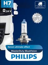 PHILIPS LAMPARAS 13972MDBVB1 - H7 MASTERDUTY BLUEVISION 24V70W PX26D