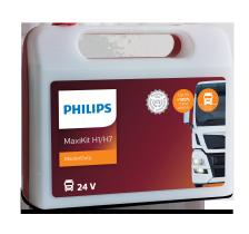 PHILIPS LAMPARAS 55561LKMDKM - MAXIKIT H1/H7 MASTERDUTY 24VW 