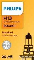 PHILIPS LAMPARAS 9008C1 - H13 STANDARD 12V60/55W P26,4T