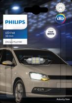 PHILIPS LAMPARAS 11860CU31B1 - SI-WHITE [FEST 30 MM] U3100SI   12V0,8W SV8.5