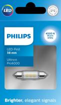 PHILIPS LAMPARAS 11854WU60X1 - SI-FEST 38MM 4000K  U6000SI   12V1W SV8.5