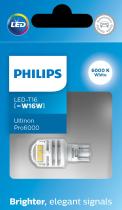 PHILIPS LAMPARAS 11067CU60X1 - SI-T16 [W16W] [W16W] U6000SI   12V2.4W W2.1X9.5D