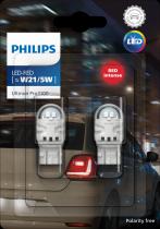 PHILIPS LAMPARAS 11066RU31B2 - SI-RED [W21/5W] [W21/5W] U3100SI   12V1.75/0.65W W3X16Q