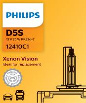 PHILIPS LAMPARAS 12410C1 - D5S VISION   12V25W PK32D-7