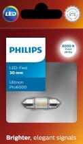 PHILIPS LAMPARAS 24844CU60X1 - SI-FEST 30MM 6000K U6000SI   24V1.5W SV8,5